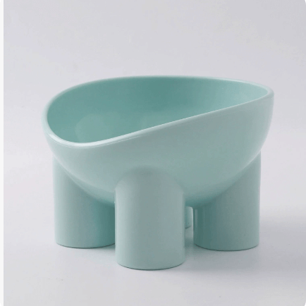 Bols Wallas design surrélevé, en couleur mint, parfaits pour repas de vos animaux, faciles à nettoyer.